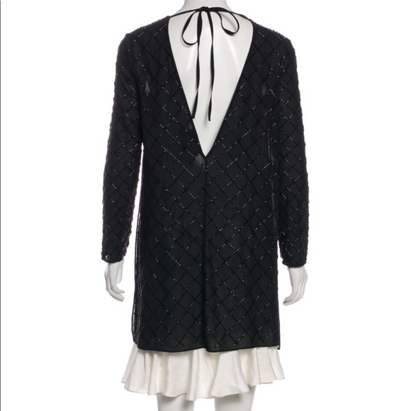 Needle & Thread Long Sleeve Beaded Dress - Picture 3 of 3